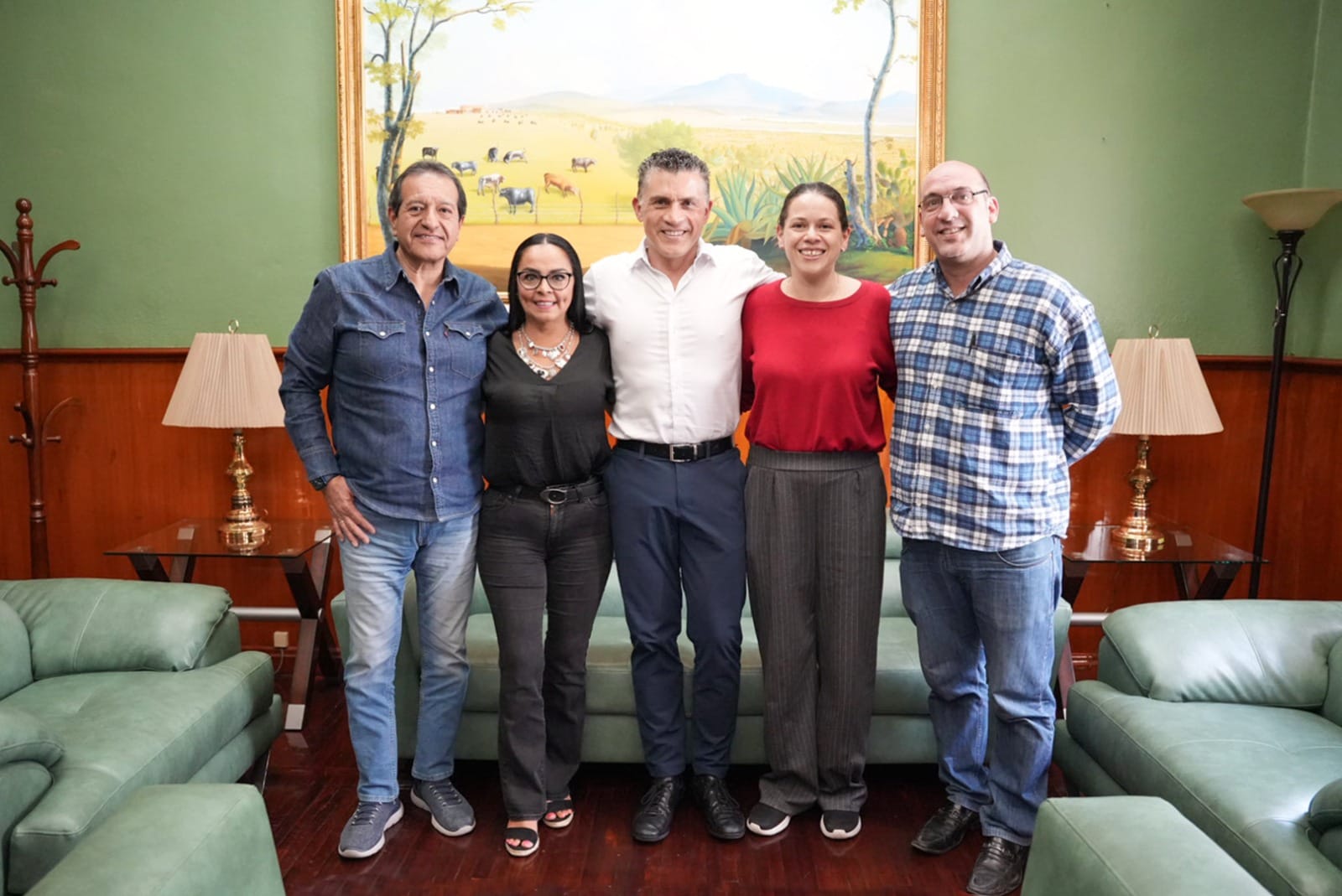 Alfonso Sánchez García y gobierno estatal afinan detalles de los festejos por los 500 años de la ciudad capital